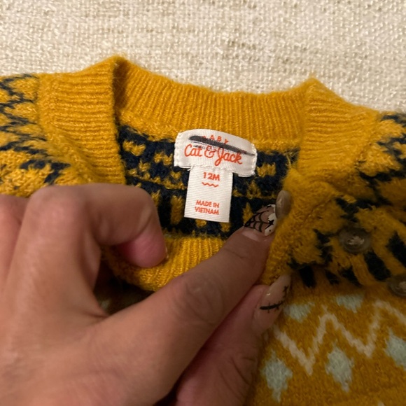 Cat & Jack fair isle Matching set - Picture 4 of 5